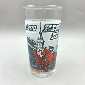 1980 Kentucky Derby Julep Glass Churchill Downs History Horse Racing Graphic